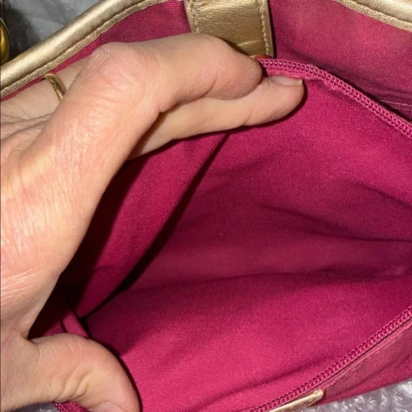 Coach Peyton Tattersal Tote, EUC - Picture 12 of 15